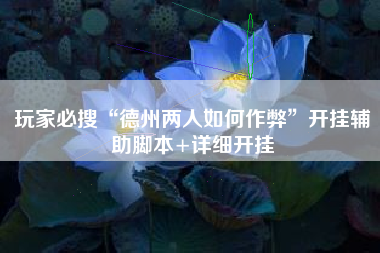 玩家必搜“德州两人如何作弊	”开挂辅助脚本+详细开挂