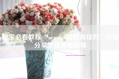 玩家必看教程“wepoker真的有挂吗	”详细分享装挂步骤教程
