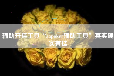 辅助开挂工具“aapoker辅助工具	”其实确实有挂