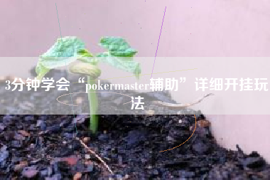 3分钟学会“pokermaster辅助	”详细开挂玩法