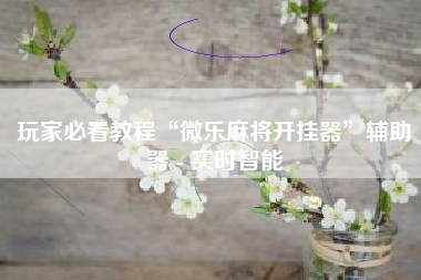 玩家必看教程“微乐麻将开挂器	”辅助器 - 实时智能