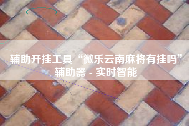 辅助开挂工具“微乐云南麻将有挂吗”辅助器 - 实时智能