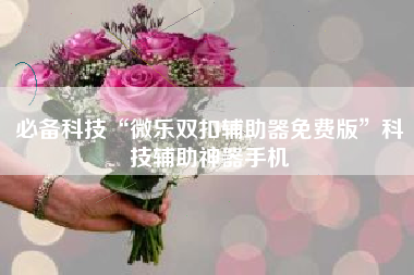 必备科技“微乐双扣辅助器免费版”科技辅助神器手机