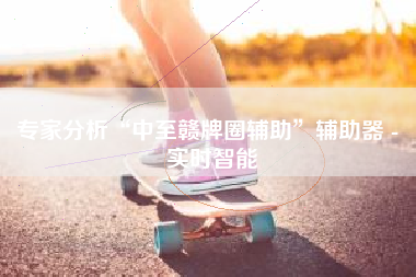 专家分析“中至赣牌圈辅助”辅助器 - 实时智能