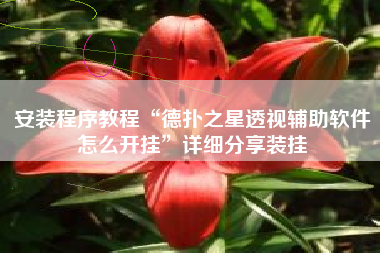 安装程序教程“德扑之星透视辅助软件怎么开挂”详细分享装挂