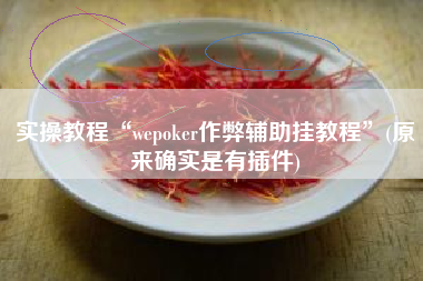 实操教程“wepoker作弊辅助挂教程”(原来确实是有插件)
