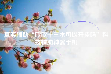 真实辅助“欣欣十三水可以开挂吗	”科技辅助神器手机