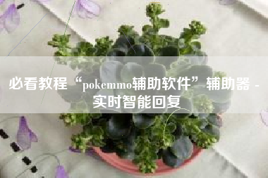 必看教程“pokemmo辅助软件	”辅助器 - 实时智能回复