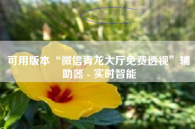 可用版本“微信青龙大厅免费透视”辅助器 - 实时智能